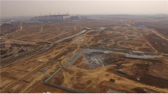 경기 평택 고덕국제신도시 개발현장 전경 GS건설 제공